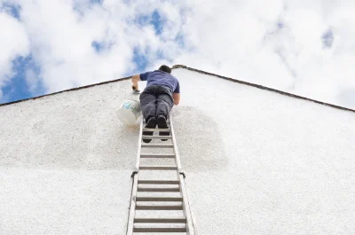 Peinture extérieure à Allemond — façades et ravalement